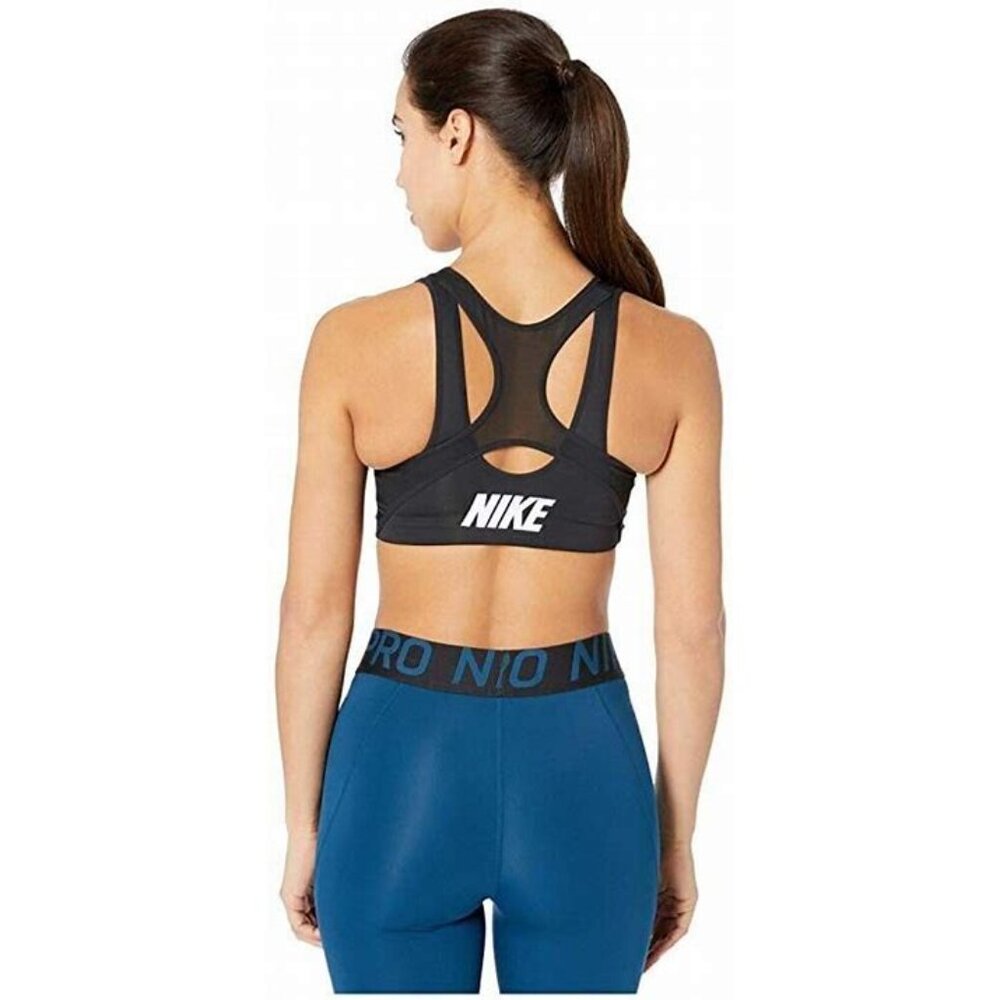 NIKE Shape Padded High Support Zip Front Sports Bra
